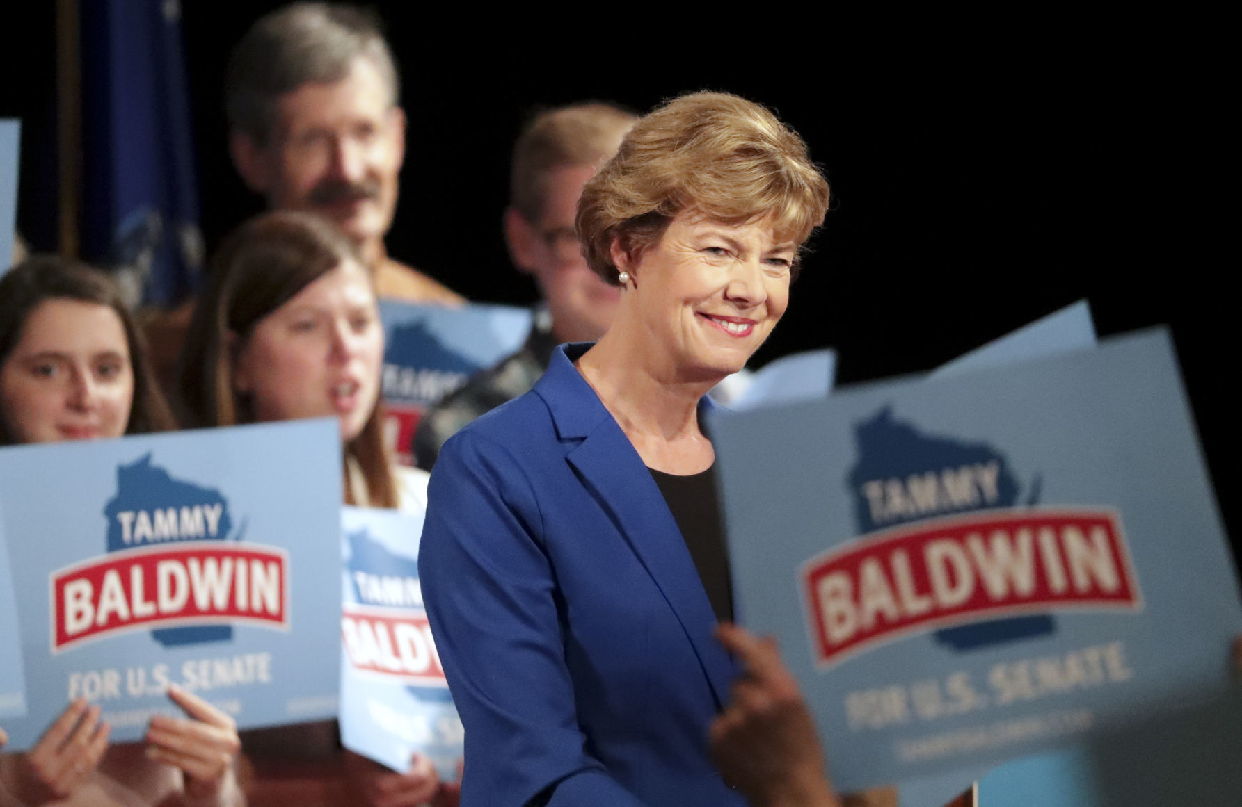 Baldwin wins re-election